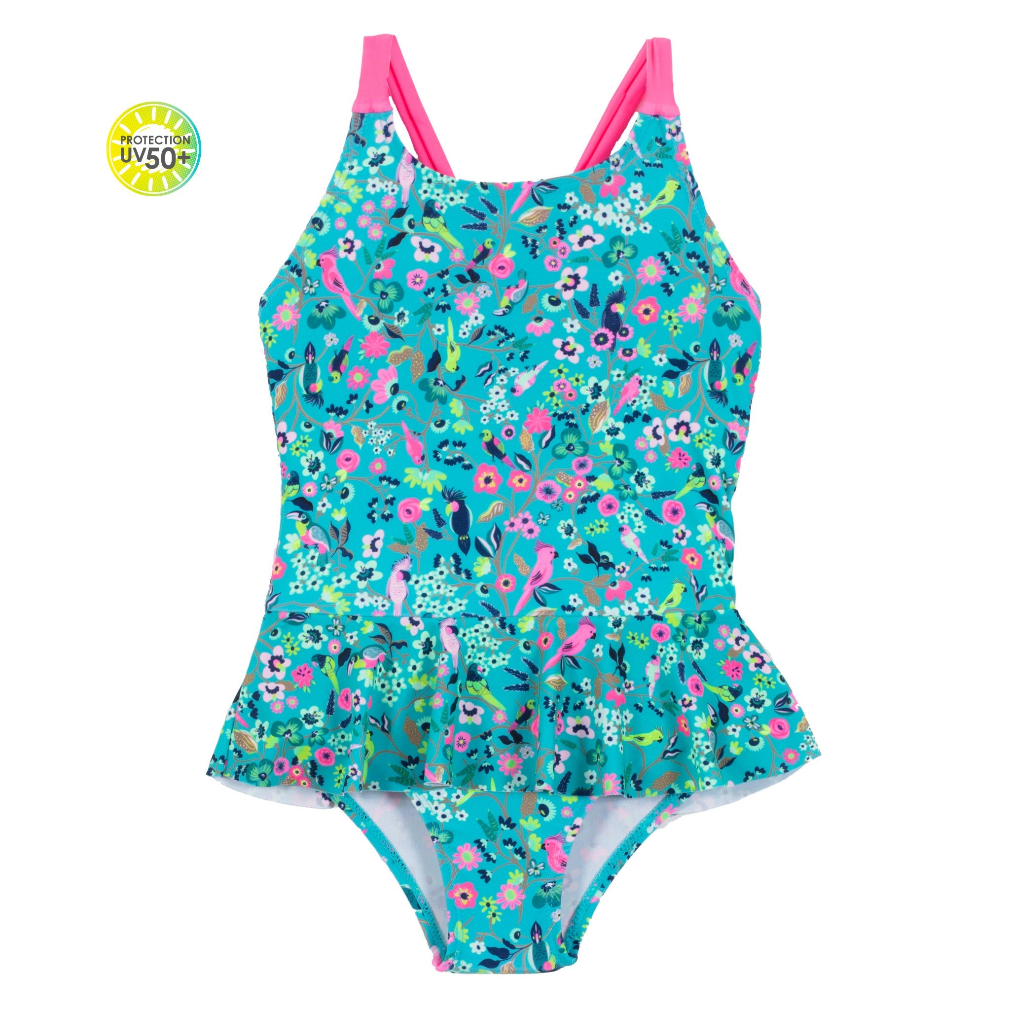 Maillot UV une pi ce b b B b Fille Menthe nano