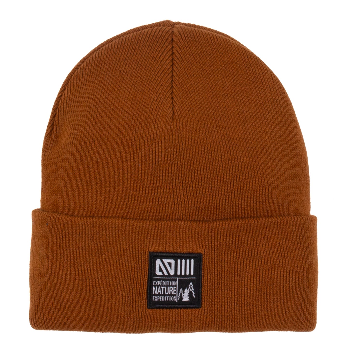 Tuque en tricot  Unisexe Brun