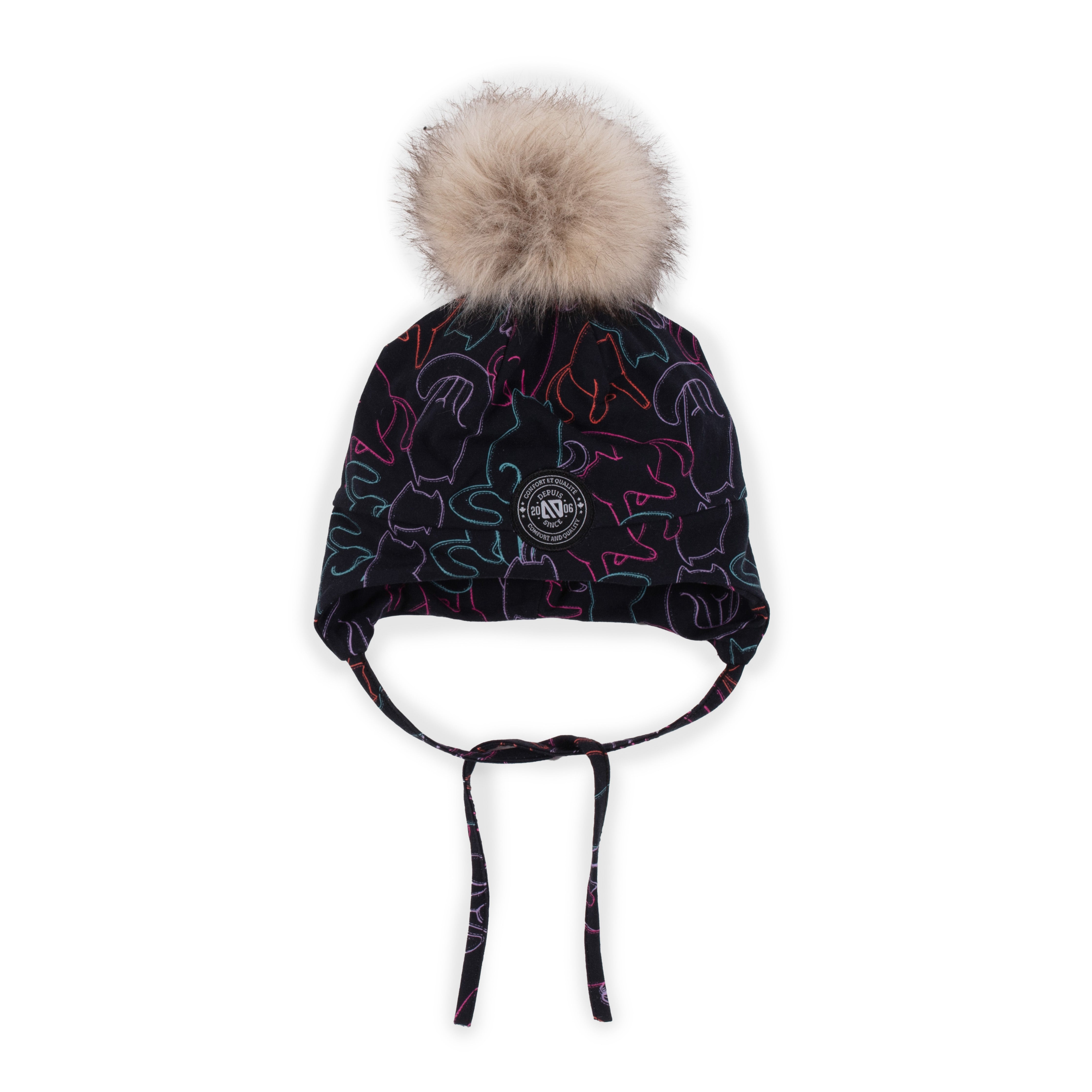 Tuque pompon bebe discount fille