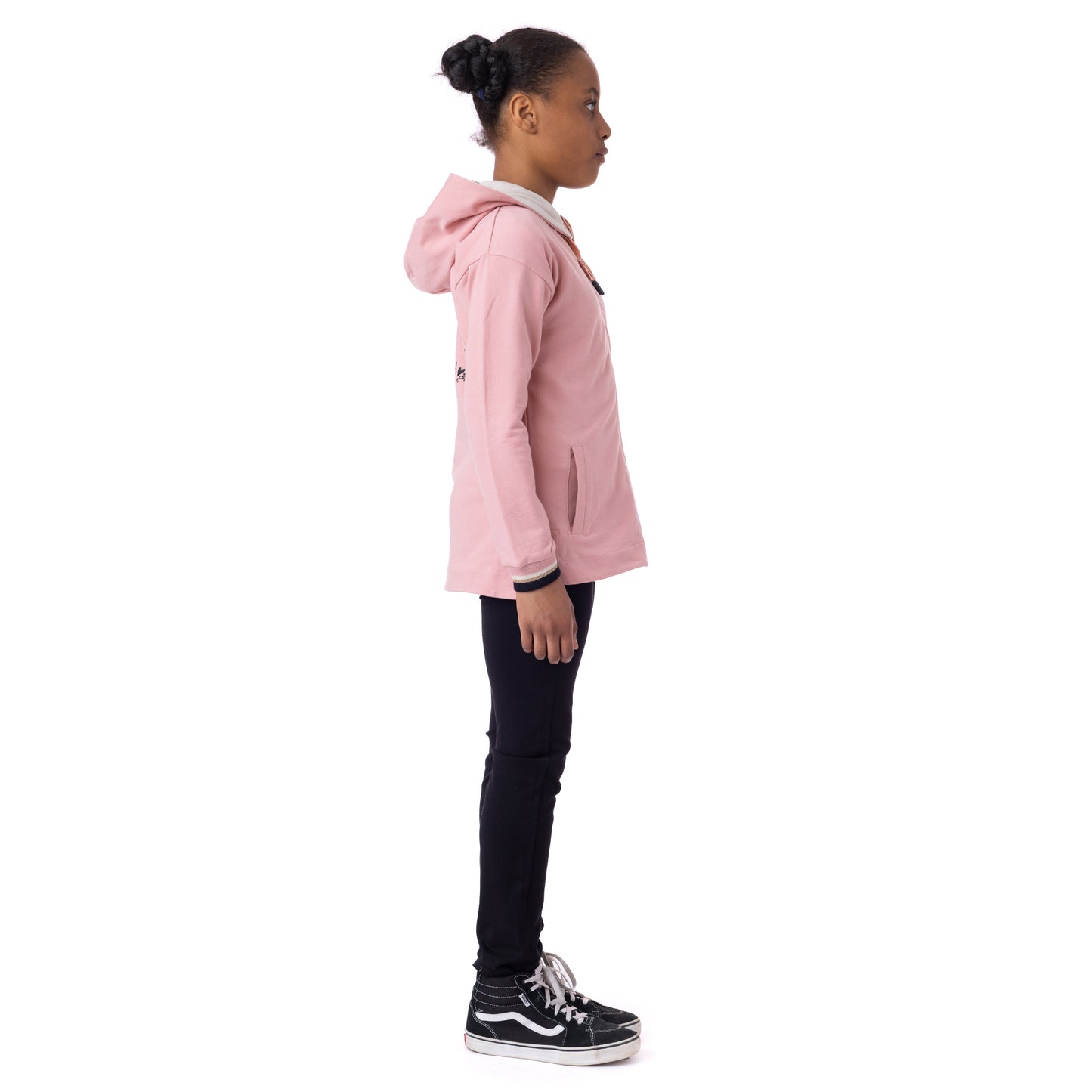 Veste à capuchon  Filles Corail