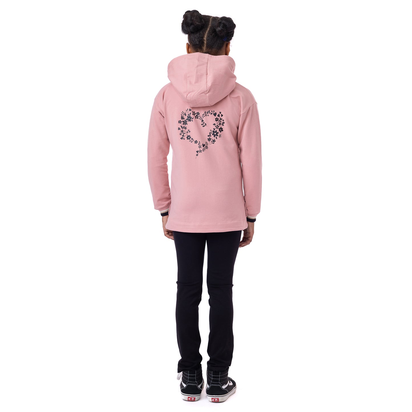 Veste à capuchon  Filles Corail