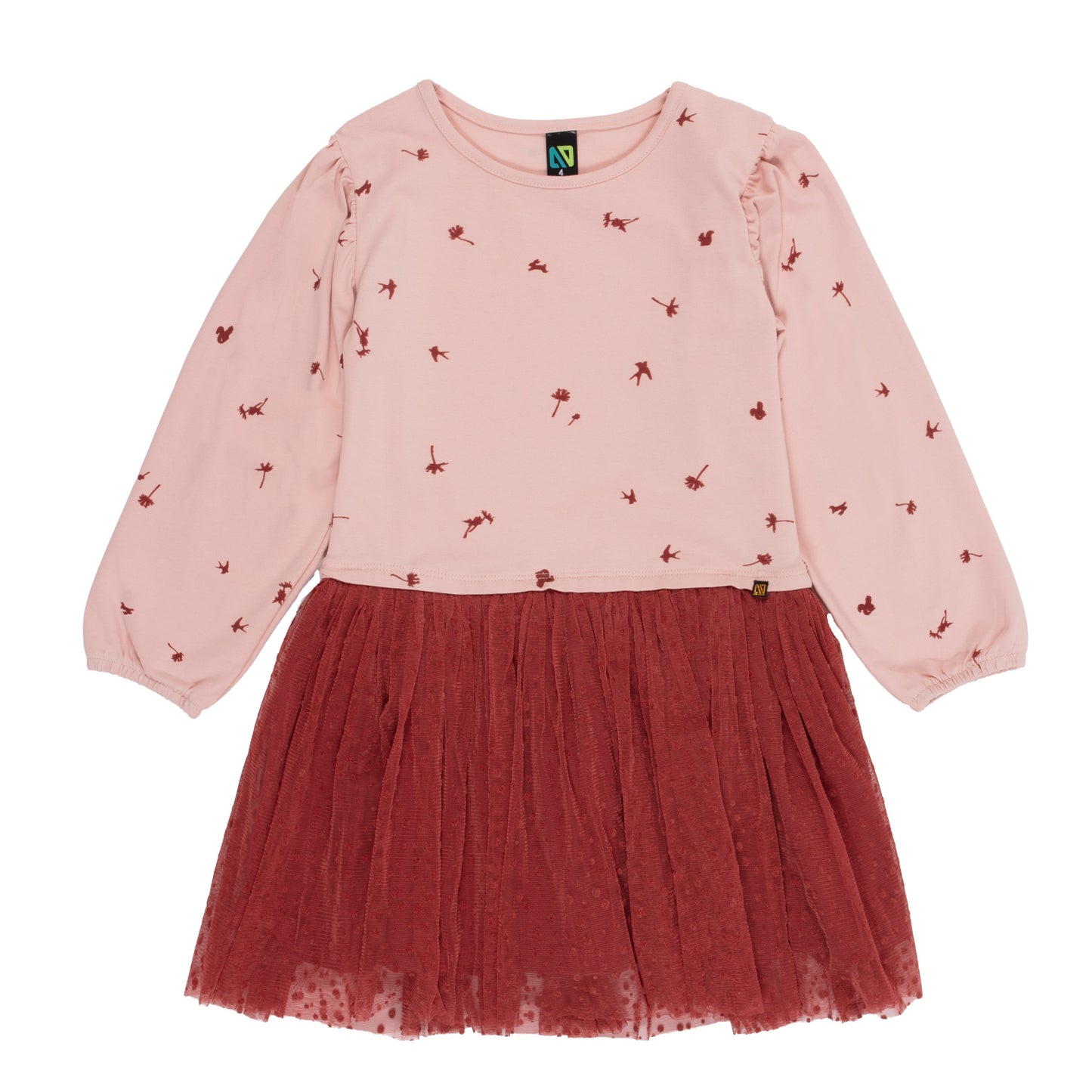 Robe  Filles Corail chiné