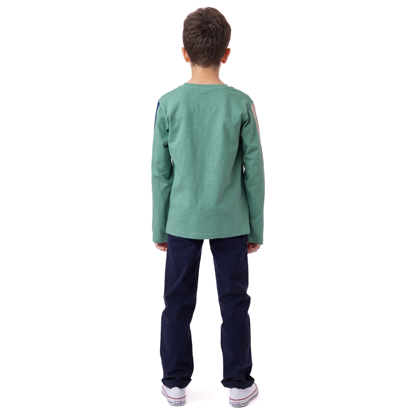 T-shirt manches longues  Garçons Vert