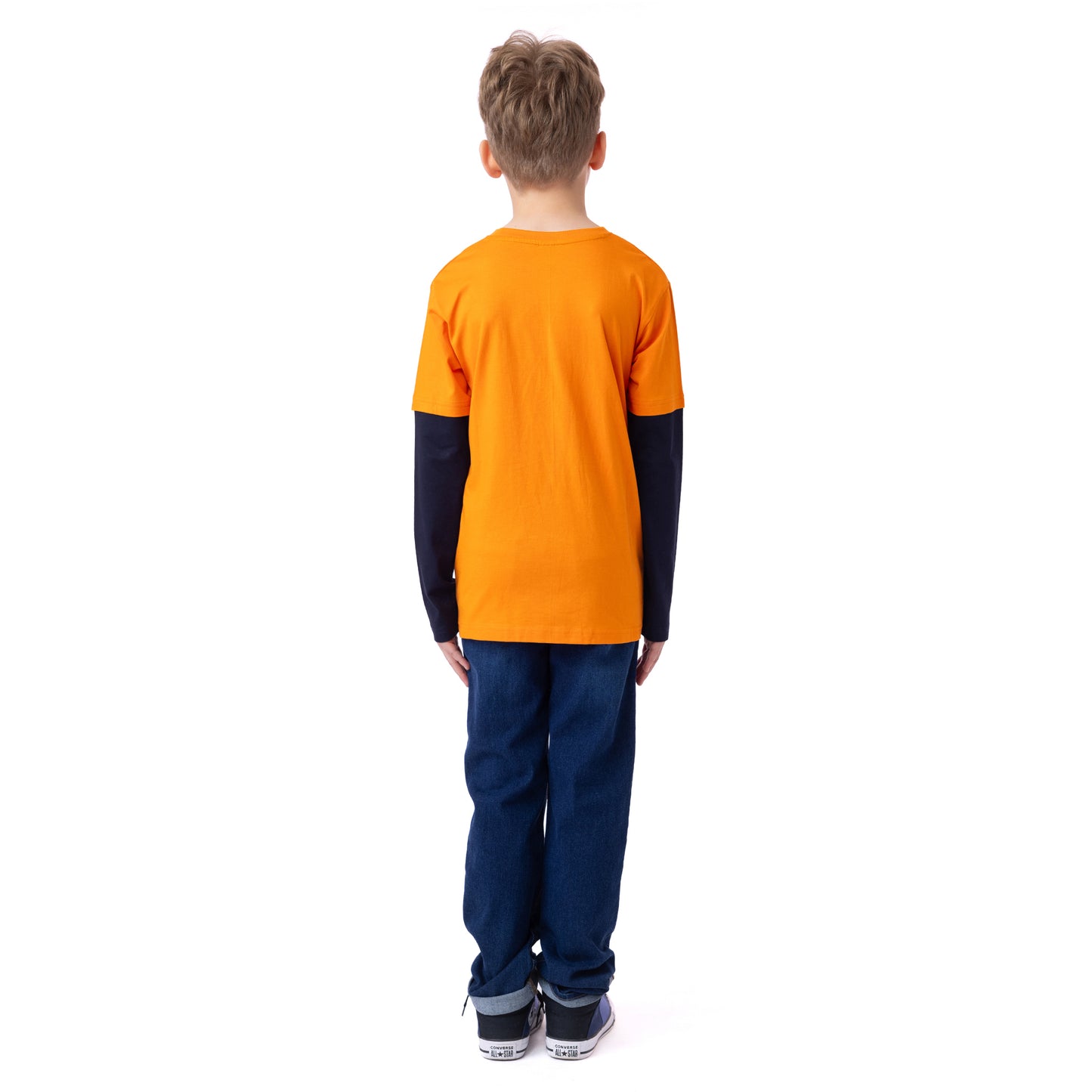 T-shirt manches longues  Garçons Orange