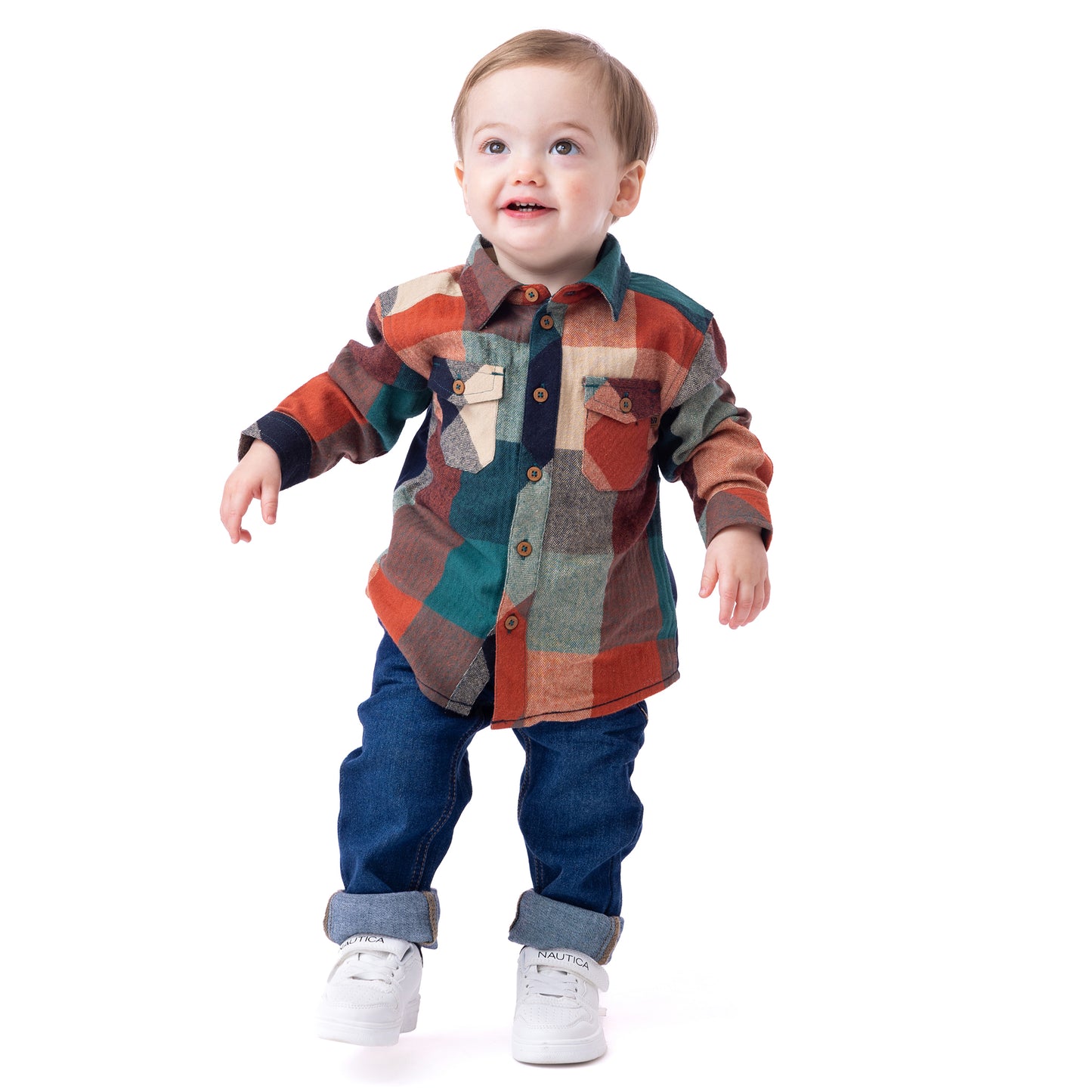 Chemise  Bébé Garcon Brun