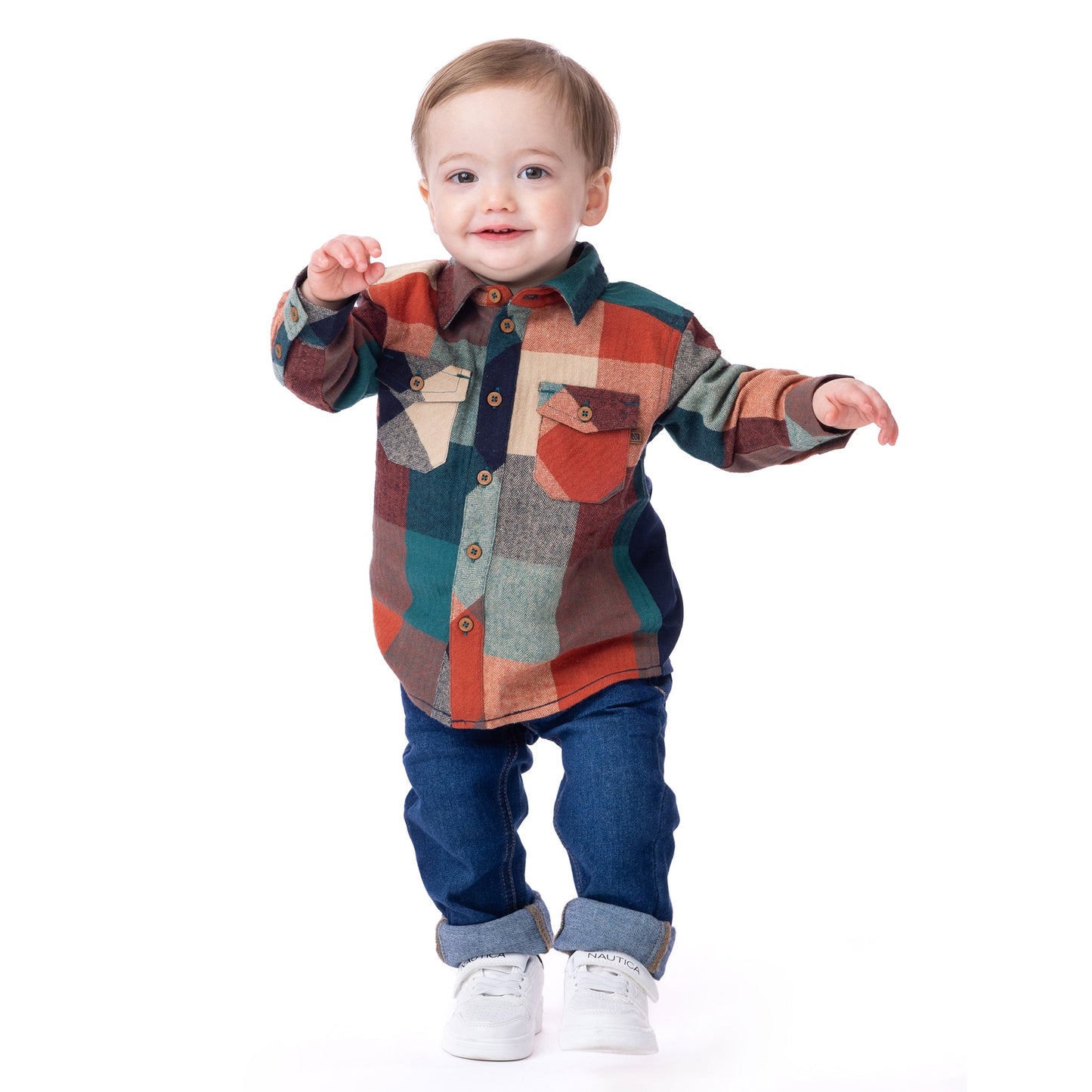 Chemise  Bébé Garcon Brun