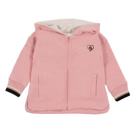 Veste à capuchon  Bébé Fille Corail