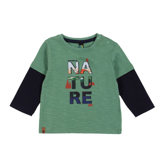 T-shirt manches longues  Bébé Garcon Vert