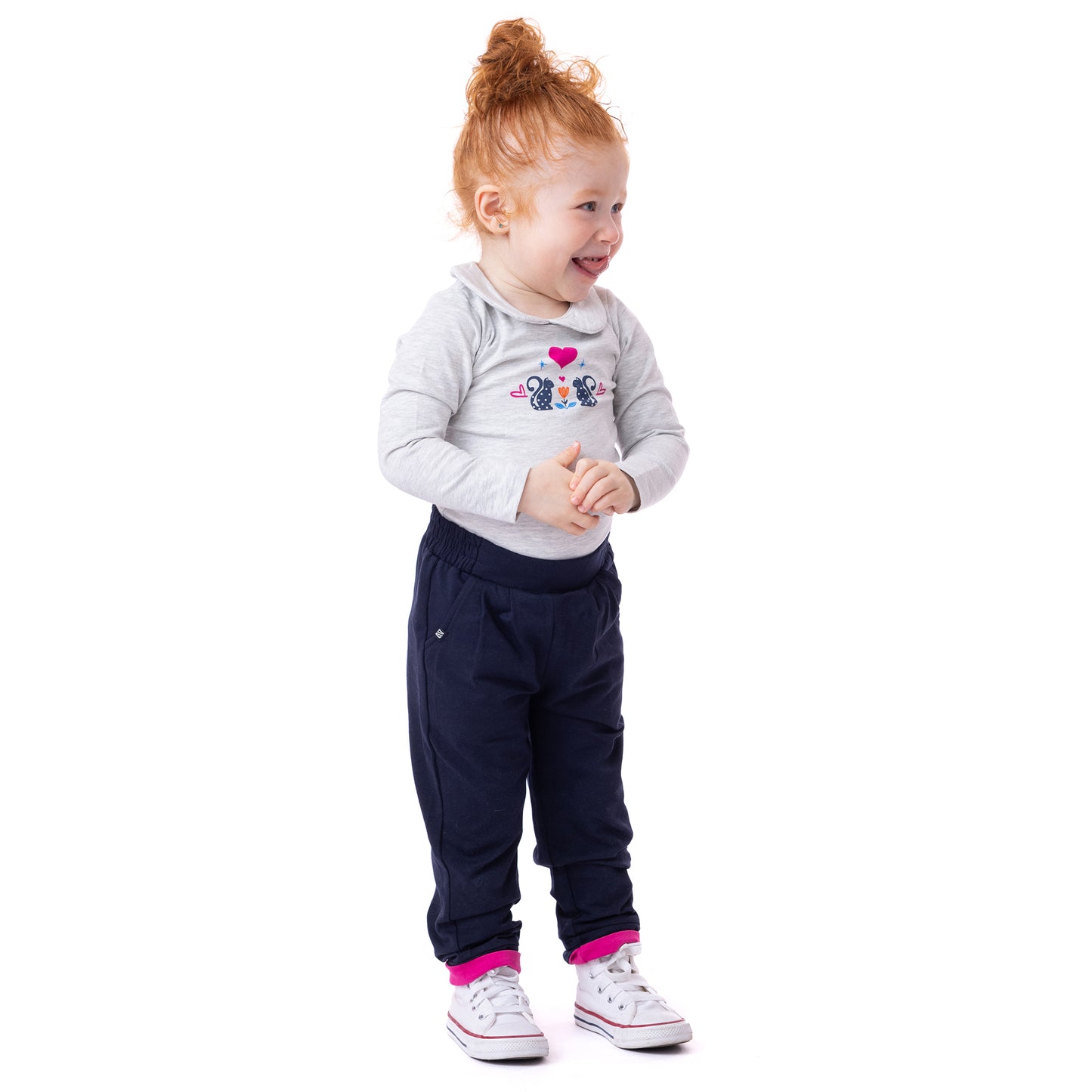 Pantalon  Bébé Fille Marine