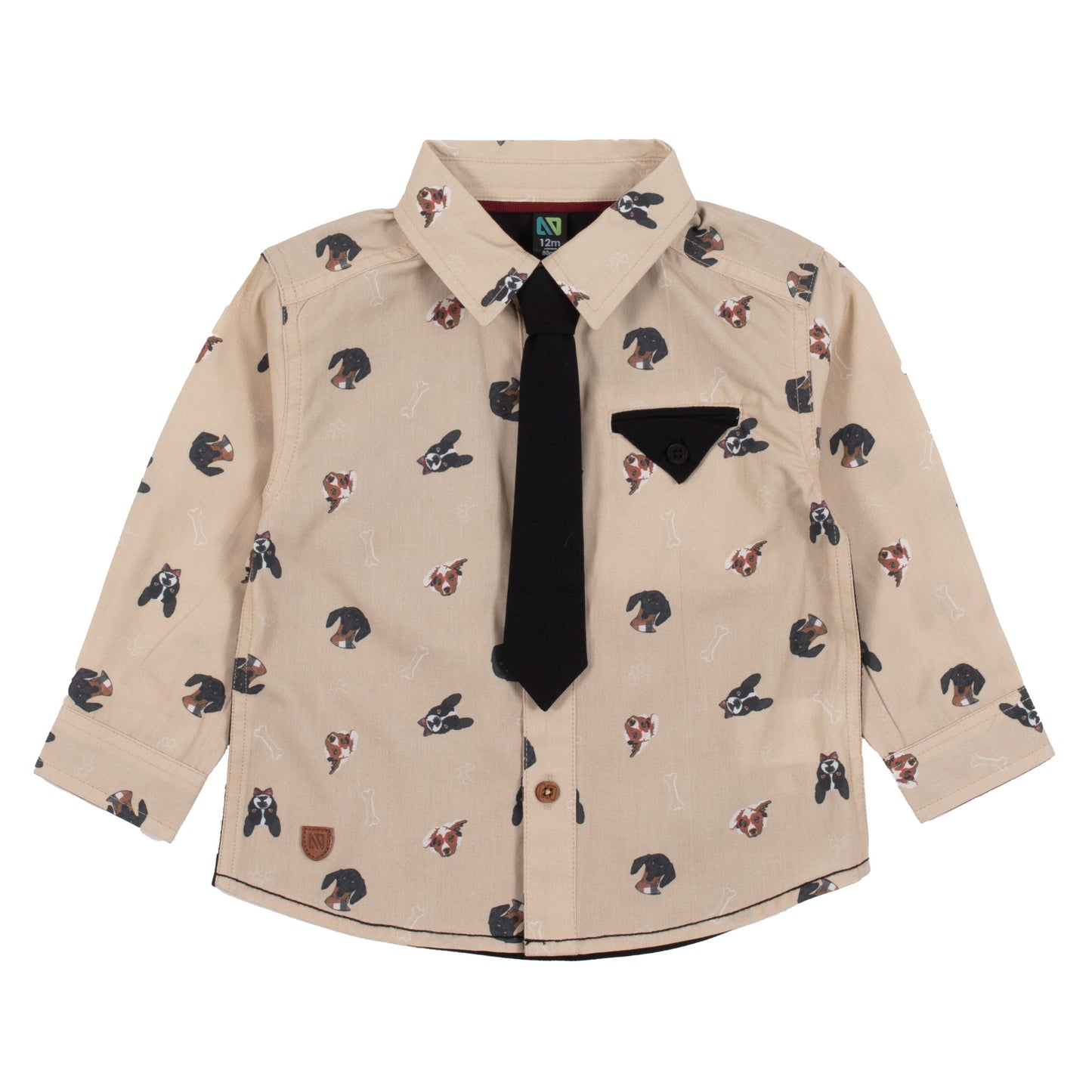 Chemise  Bébé Garcon Beige