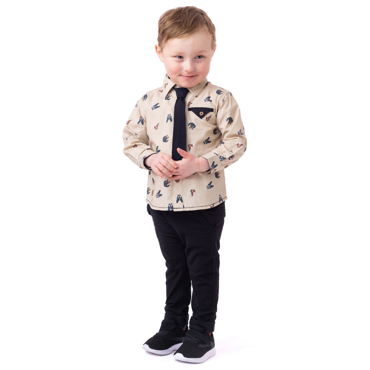 Chemise  Bébé Garcon Beige