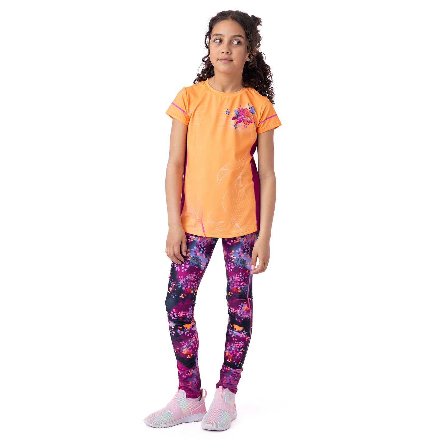 T-shirt athlétique  Filles Orange