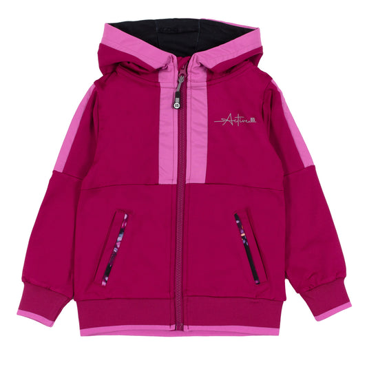 Veste à capuchon athlétique  Filles Magenta