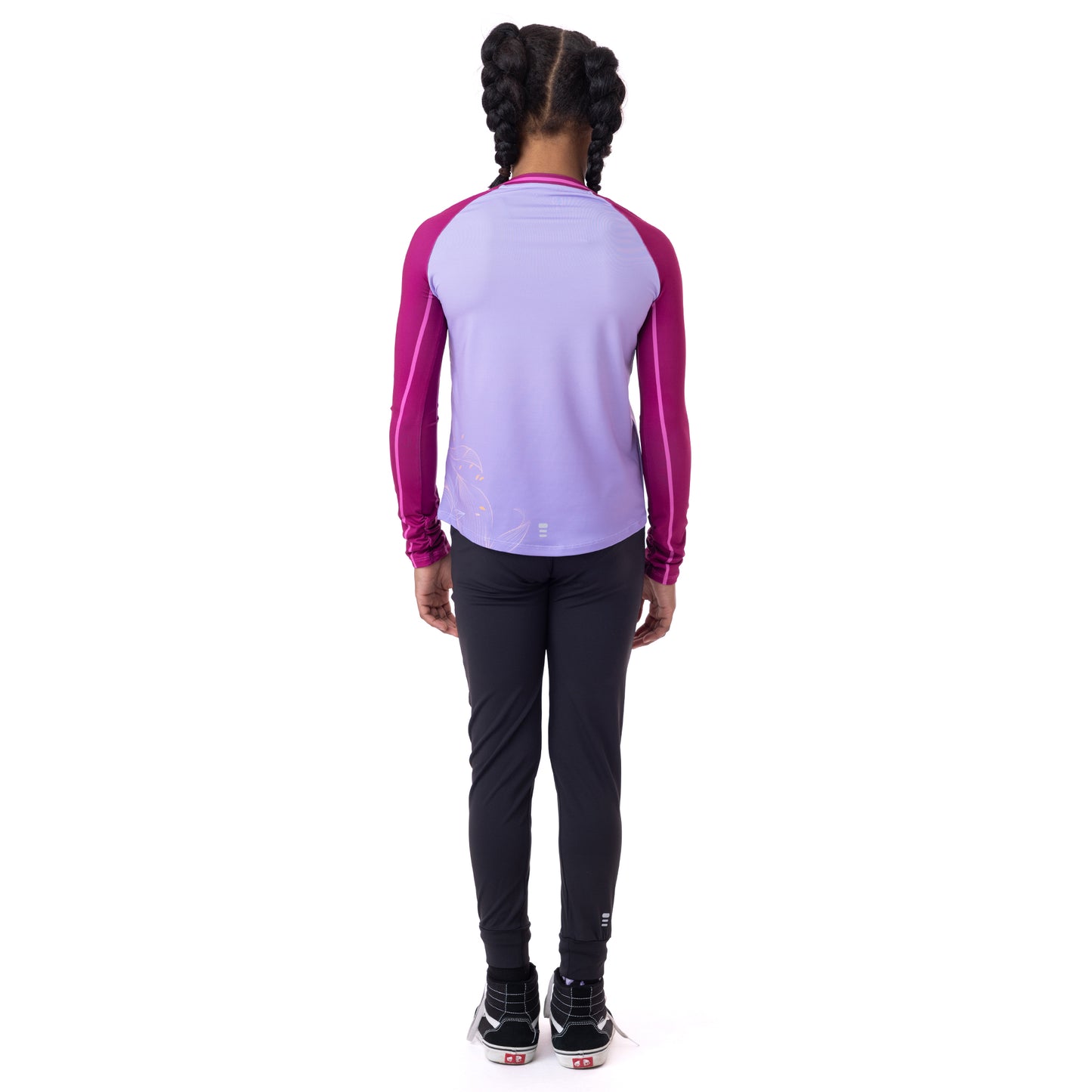 T-shirt manches longues athlétique  Filles Lilas