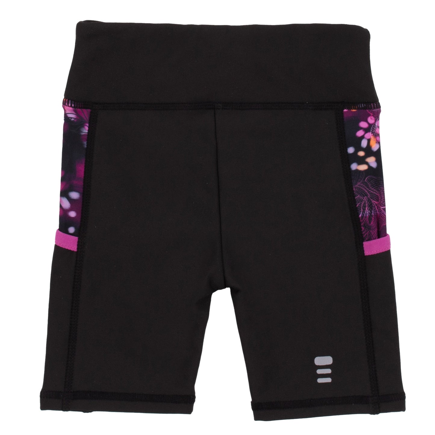 Short cycliste athlétique  Filles Noir