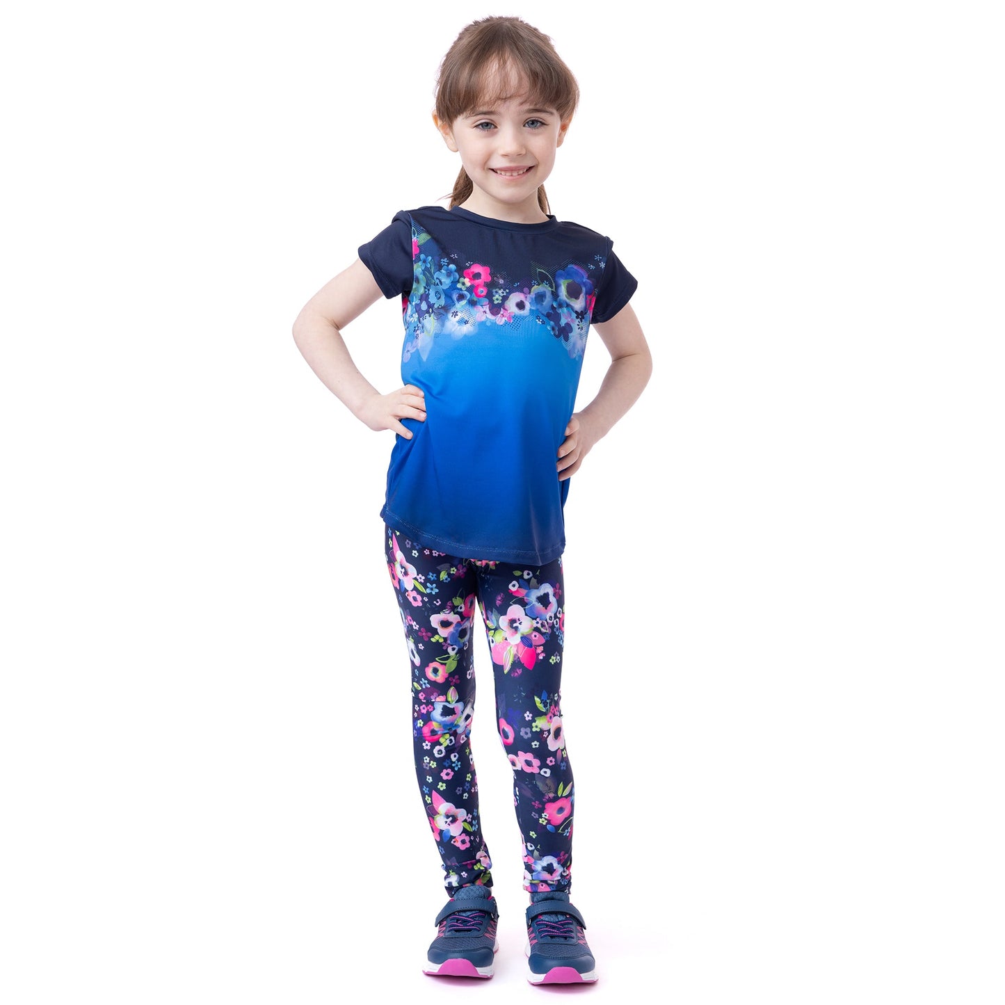 Legging athétique  Filles Marine