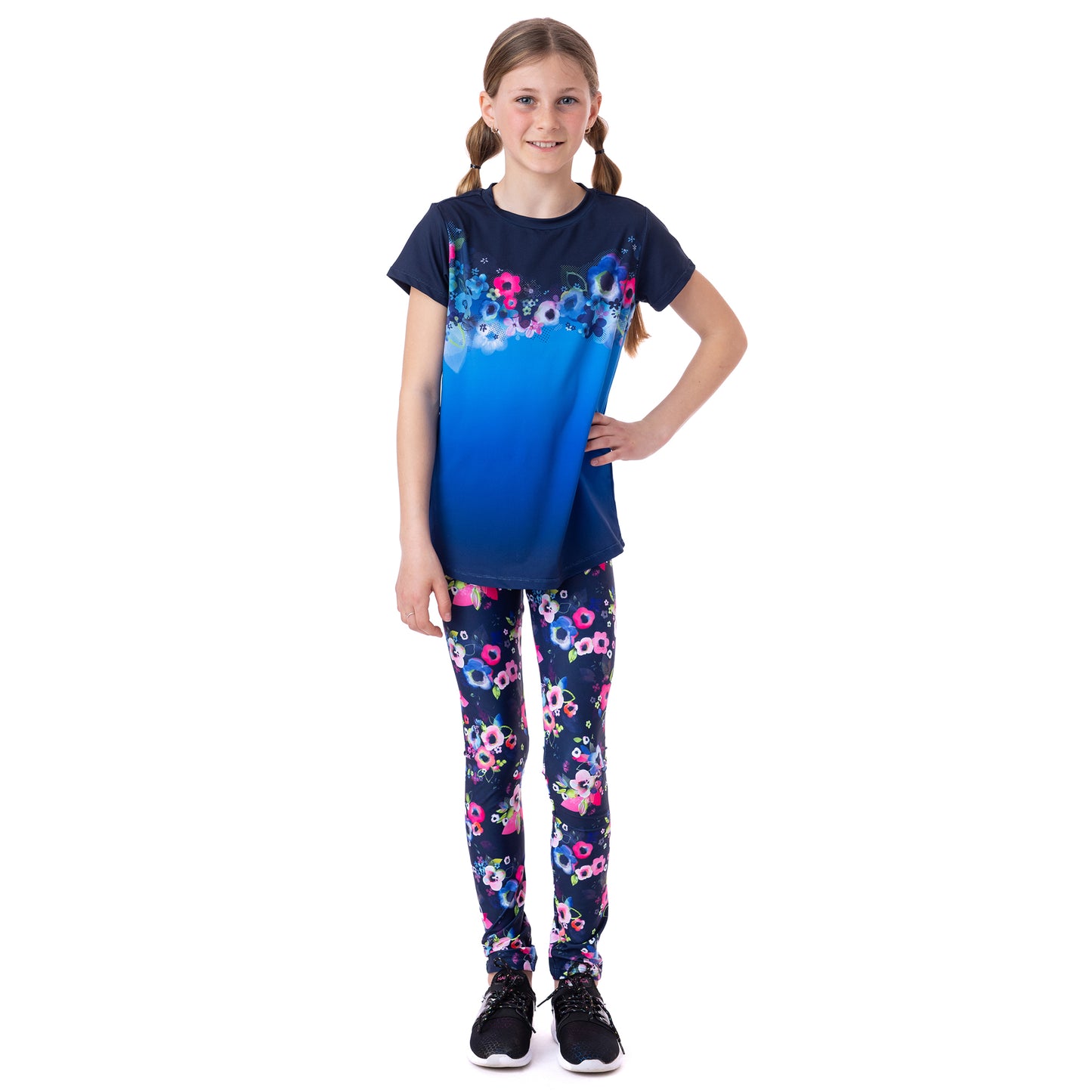 Legging athétique  Filles Marine