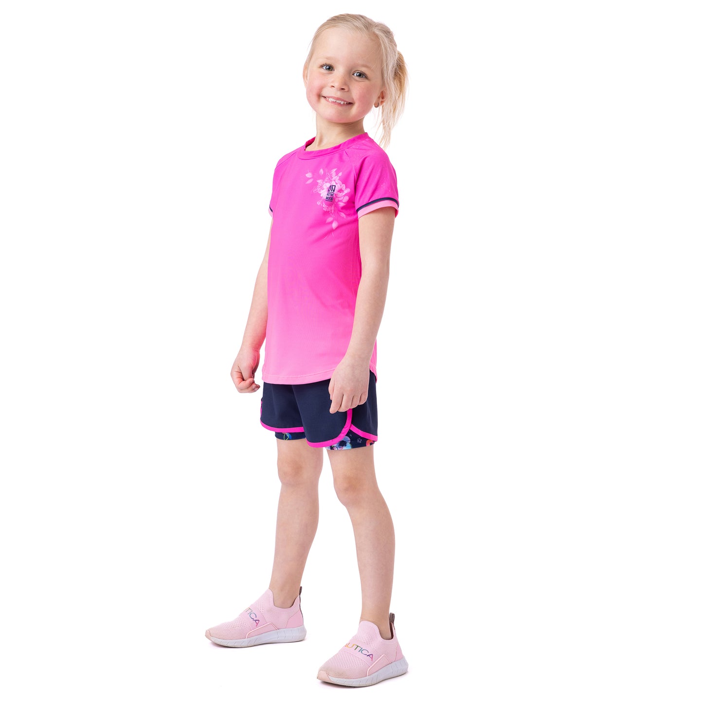 T-shirt athlétique  Filles Rose Pâle