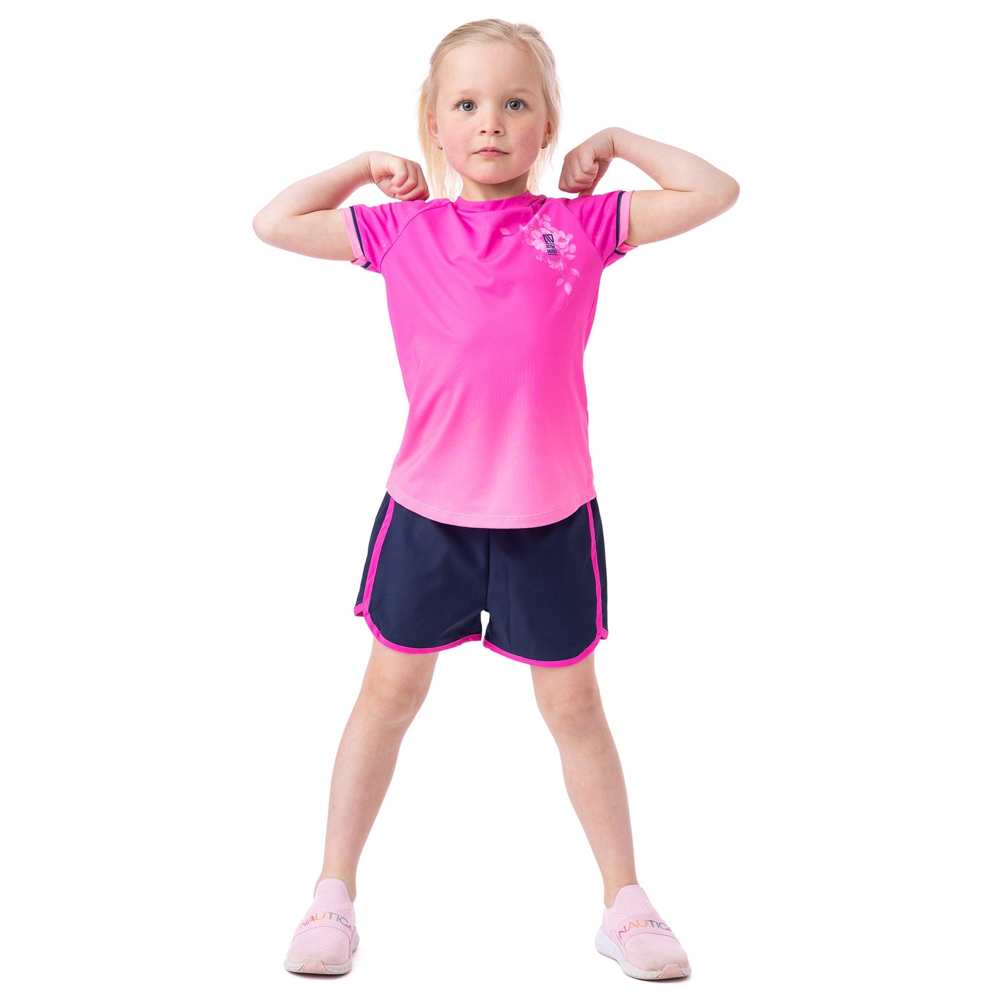 T-shirt athlétique  Filles Rose Pâle