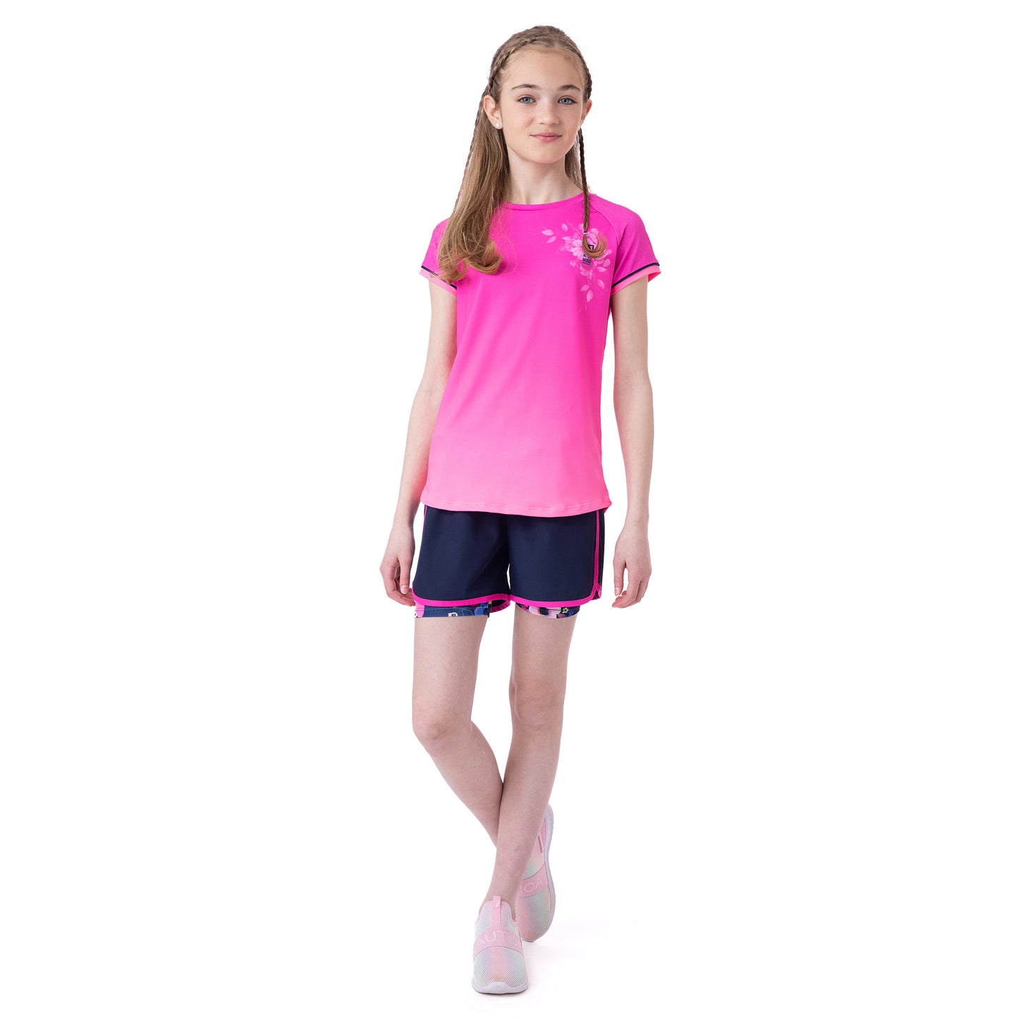 T-shirt athlétique  Filles Rose Pâle