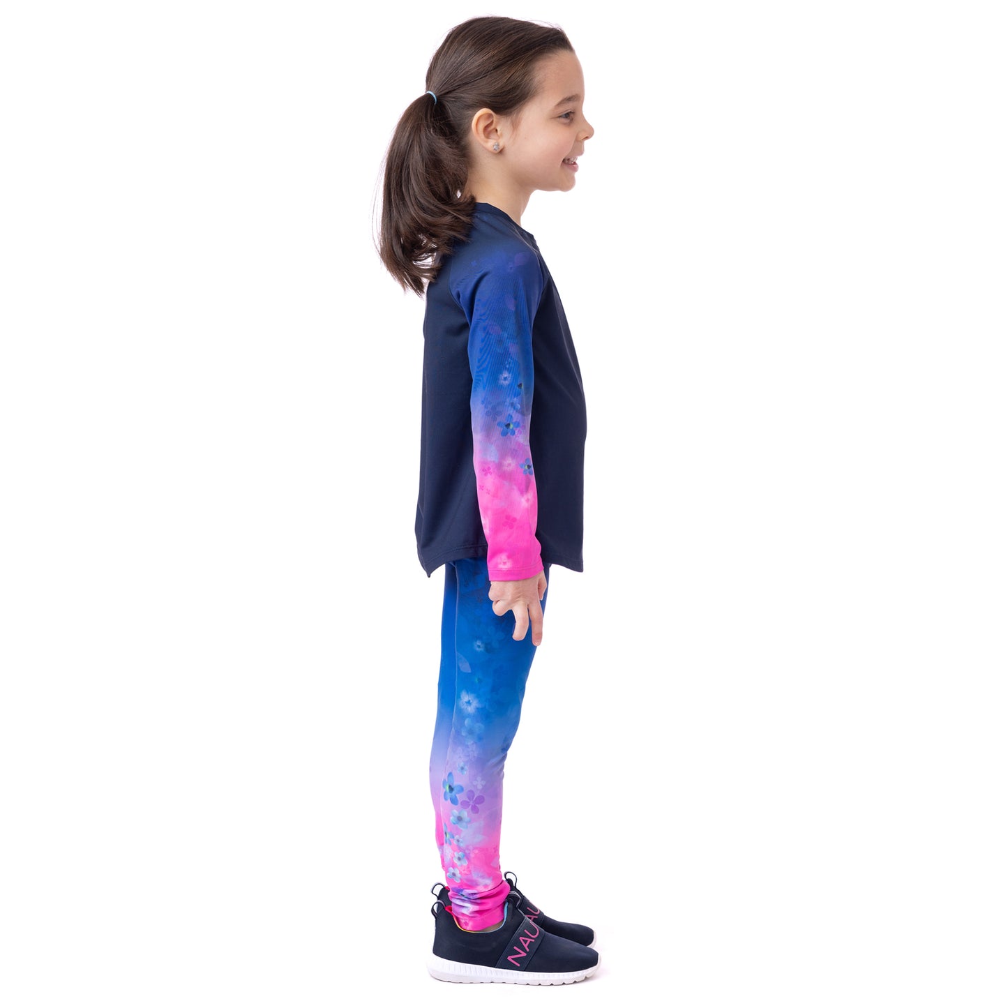 Legging athlétique  Filles Marine