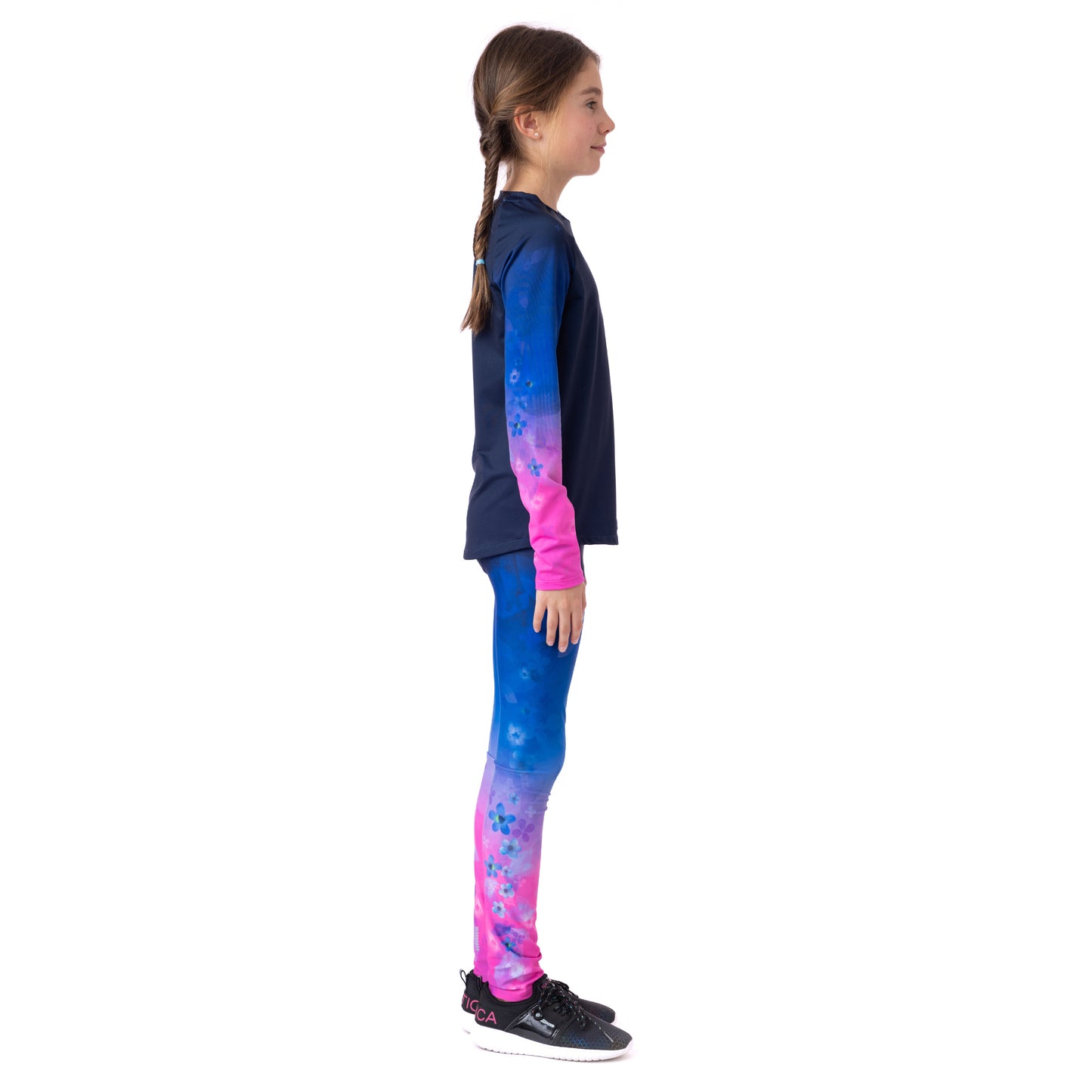 Legging athlétique  Filles Marine