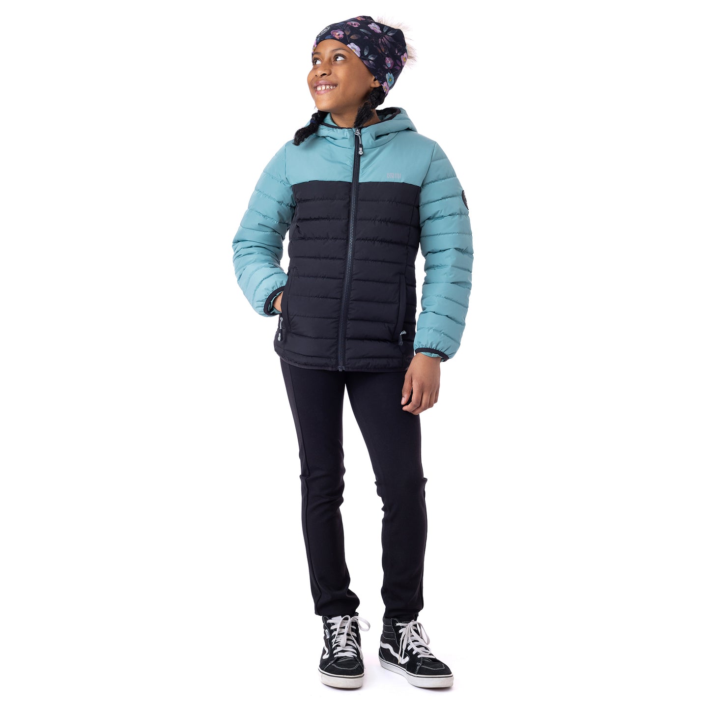 Manteau matelassé  Filles Menthe