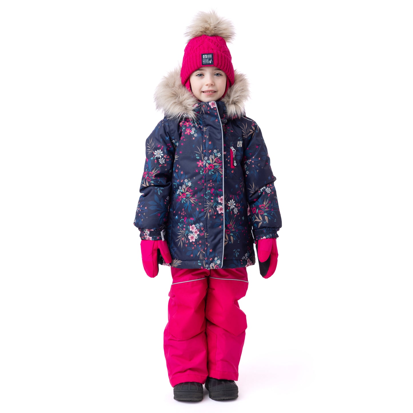 Habit de neige Rose  Filles Marine