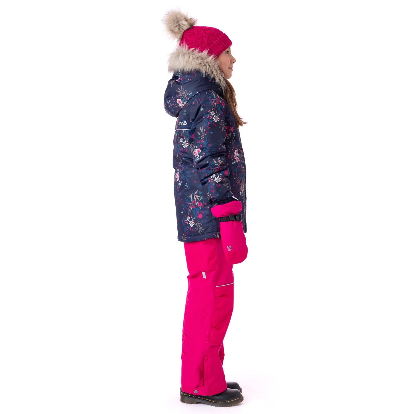 Habit de neige Rose  Filles Marine