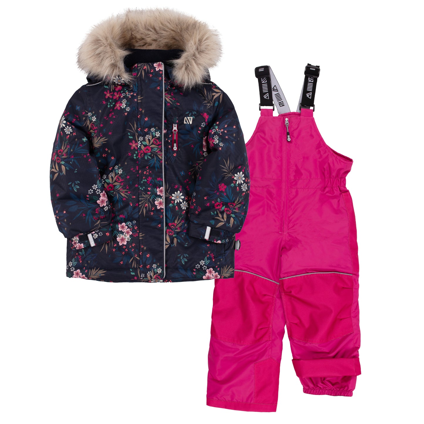 Habit de neige Rose  Filles Marine