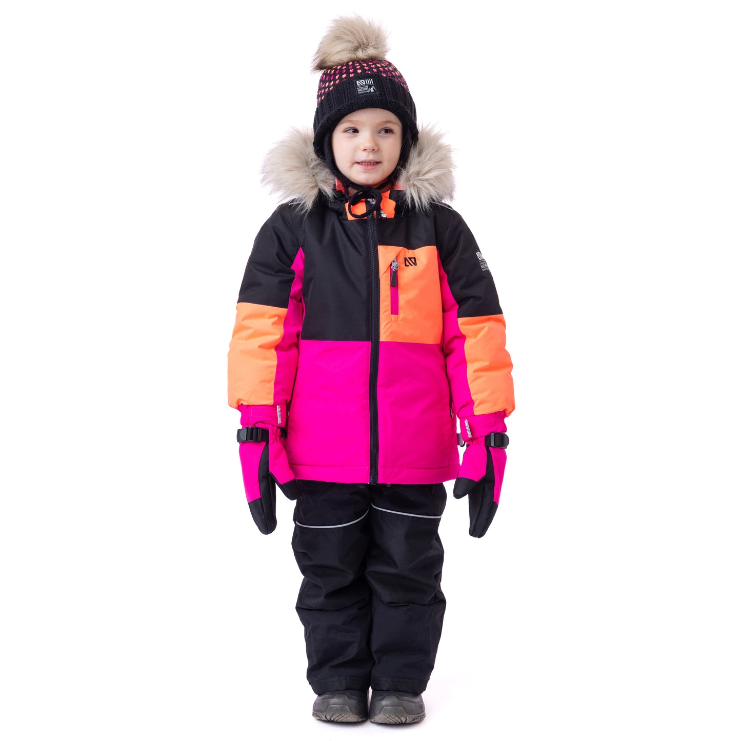 Habit de neige Amelia  Filles Fuchsia