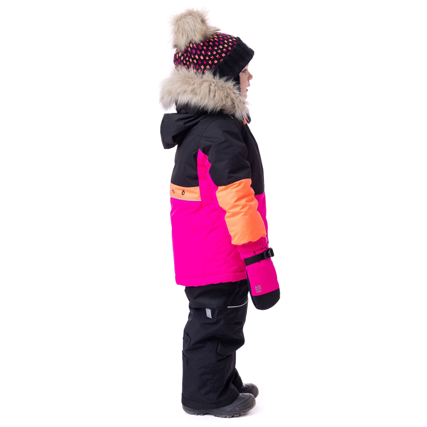 Habit de neige Amelia  Filles Fuchsia