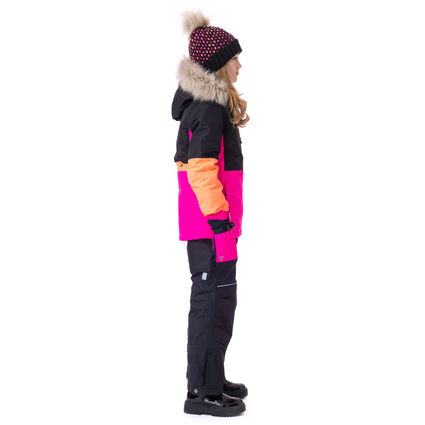 Habit de neige Amelia  Filles Fuchsia