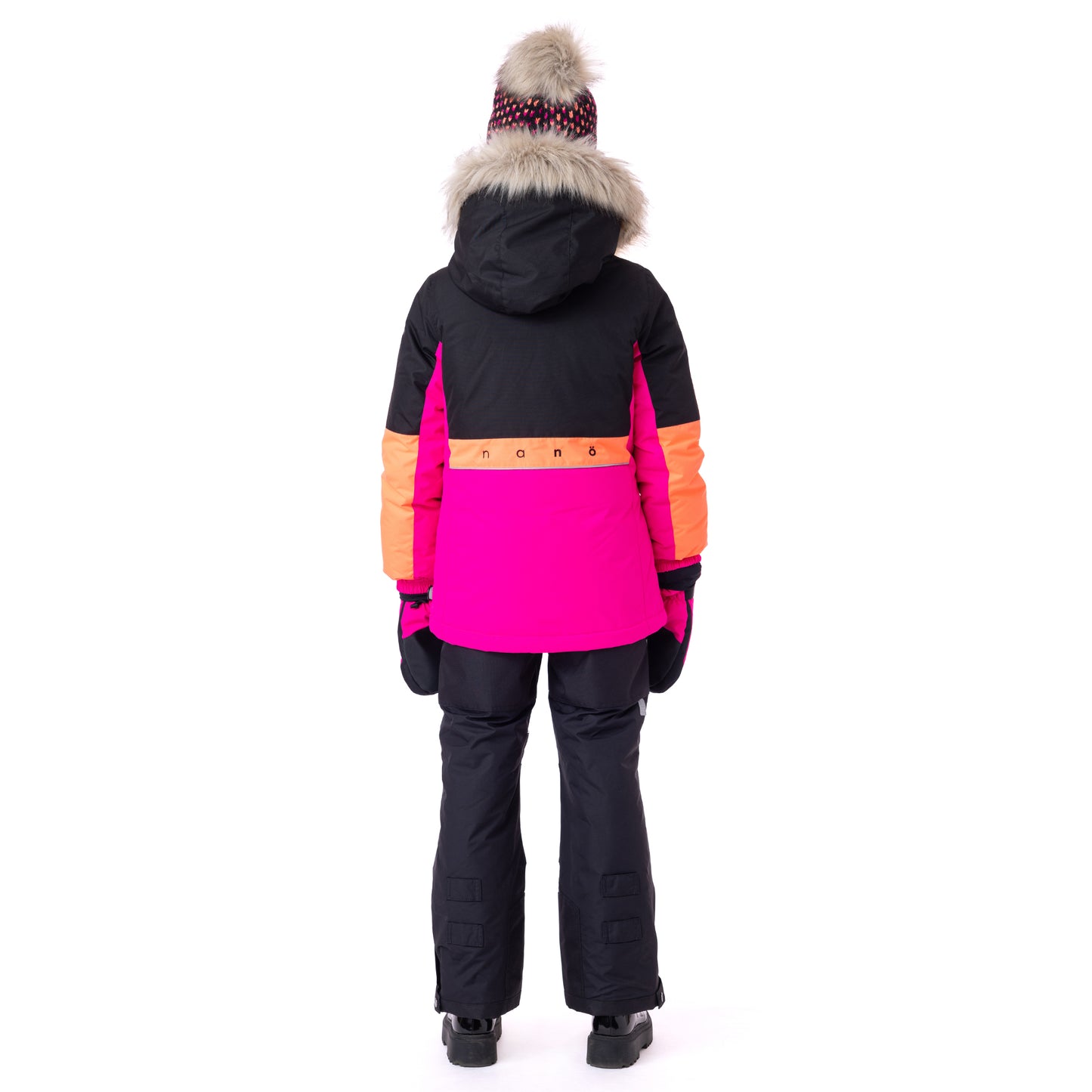 Habit de neige Amelia  Filles Fuchsia