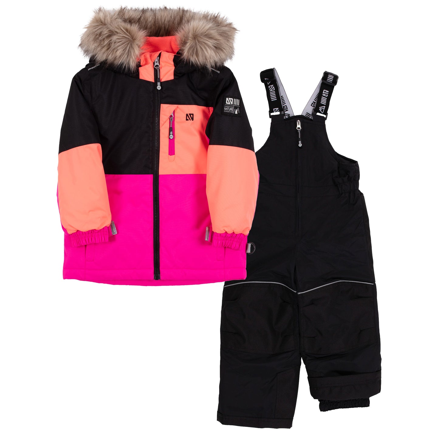 Habit de neige Amelia  Filles Fuchsia