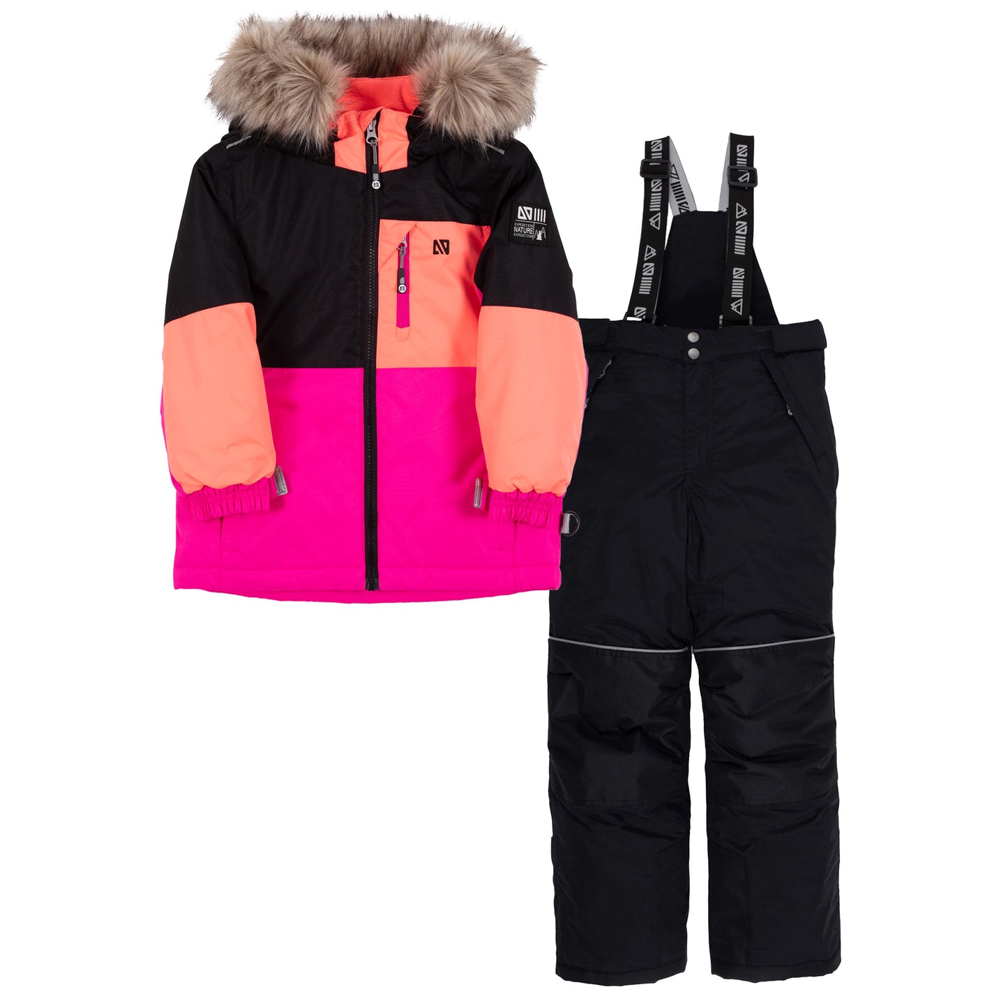 Habit de neige Amelia  Filles Fuchsia