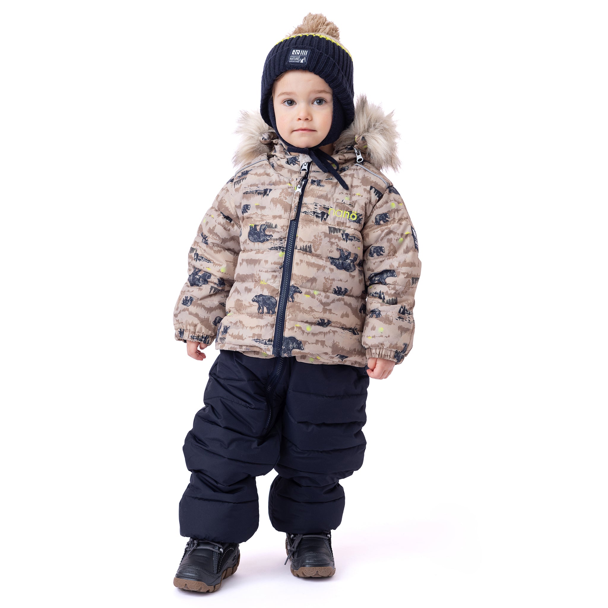 Habit de neige une piece bebe Benjamin Bebe Garcon Beige