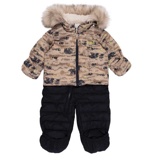 Habit de neige une-pièce bébé Benjamin  Bébé Garcon Beige