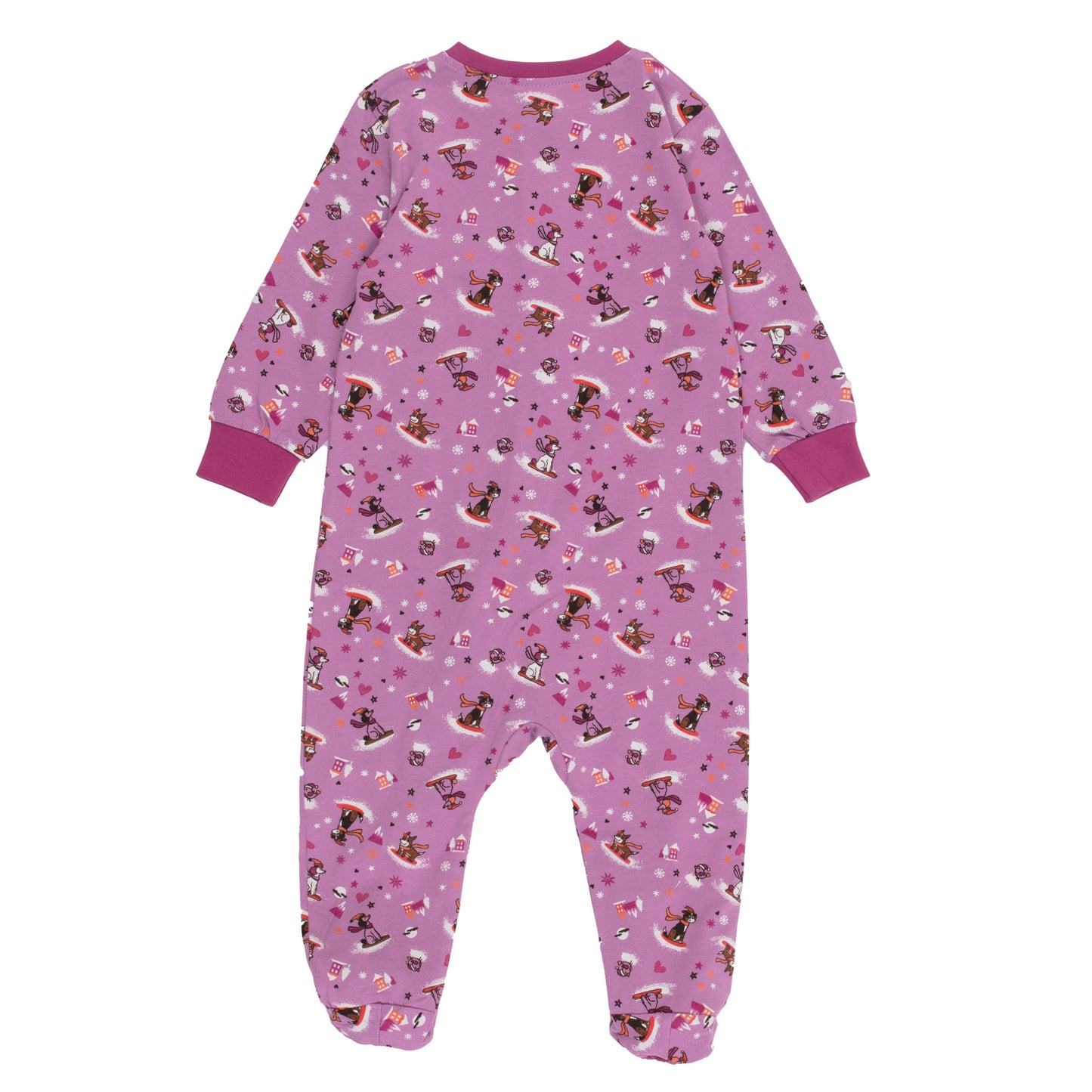 Pyjama une-pièce à pied  Bébé Fille Violet