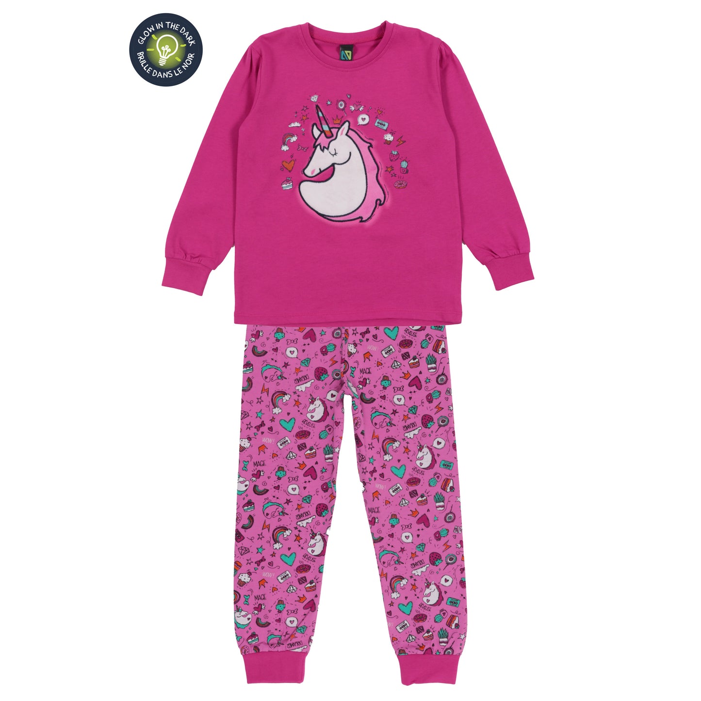 Pyjama  Filles Fuchsia