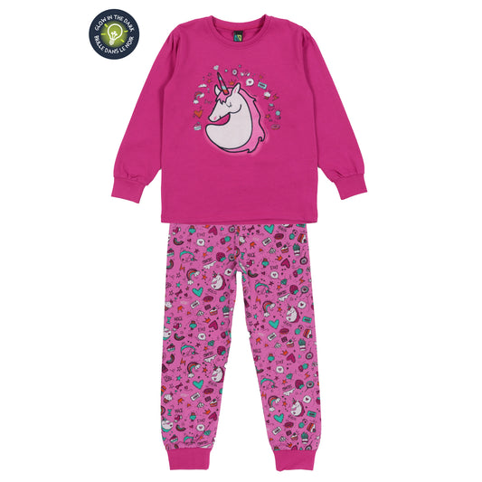 Pyjama bébé Bébé Fille Fuchsia