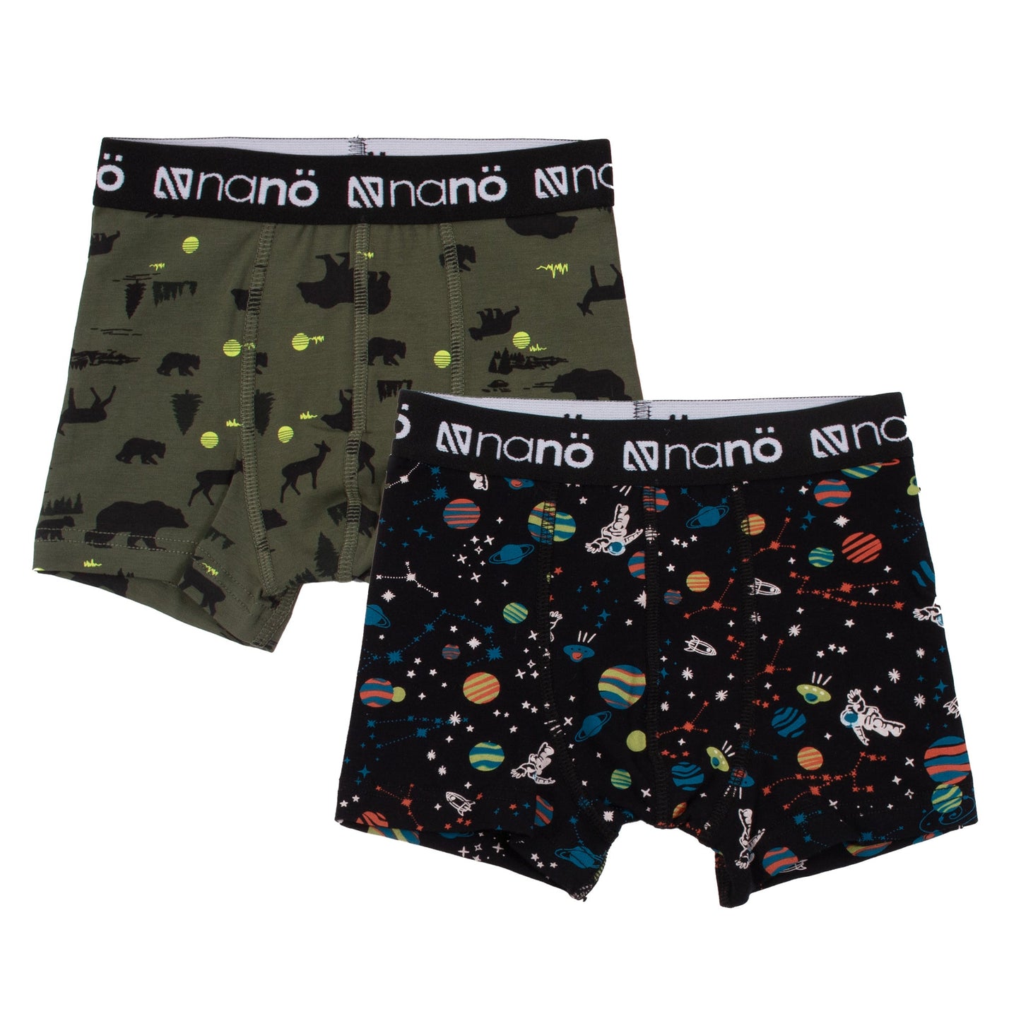 Boxers, paquet de 2  Garçons Noir