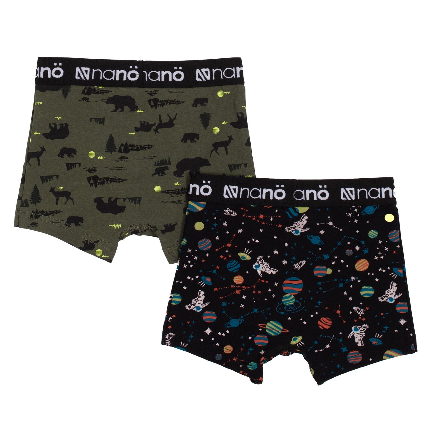 Boxers, paquet de 2  Garçons Noir