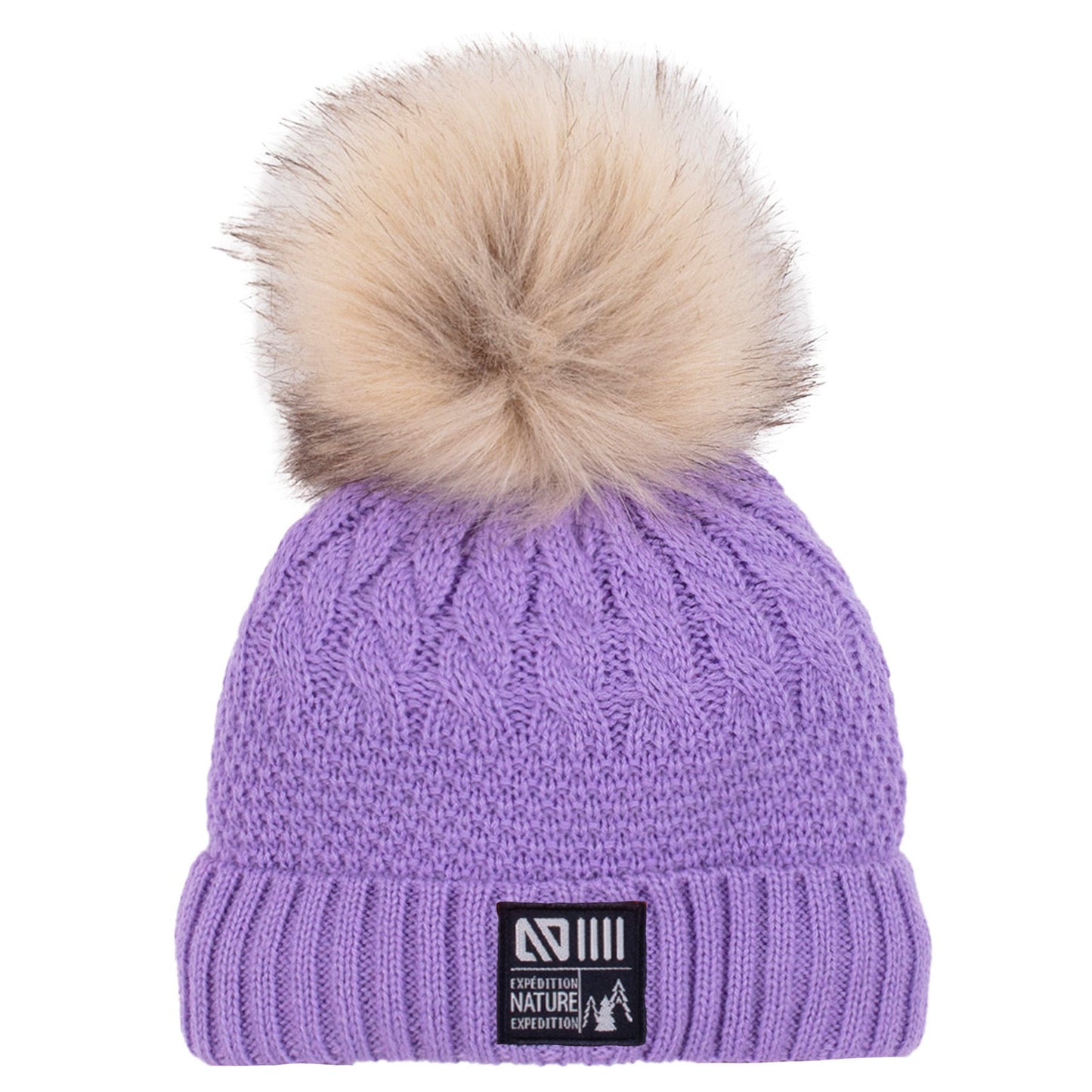 Tuque en tricot Laetitia  Filles Violet