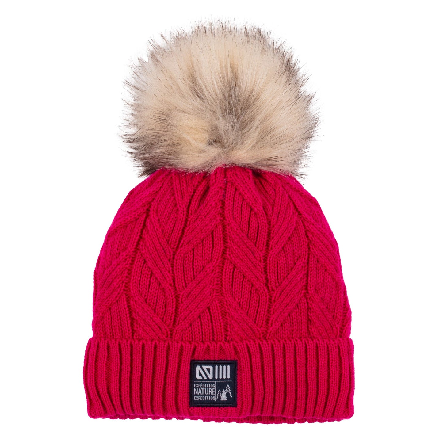 Tuque en tricot Rose  Filles Rose