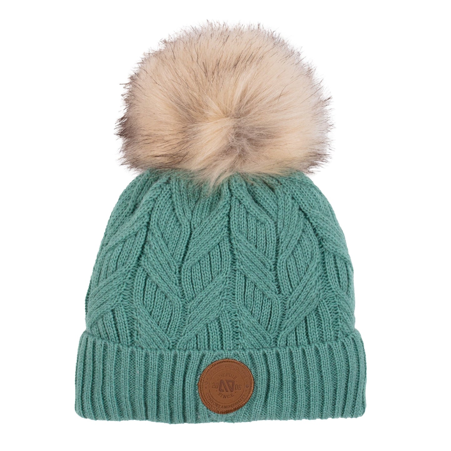 Tuque en tricot Lea  Filles Turquoise