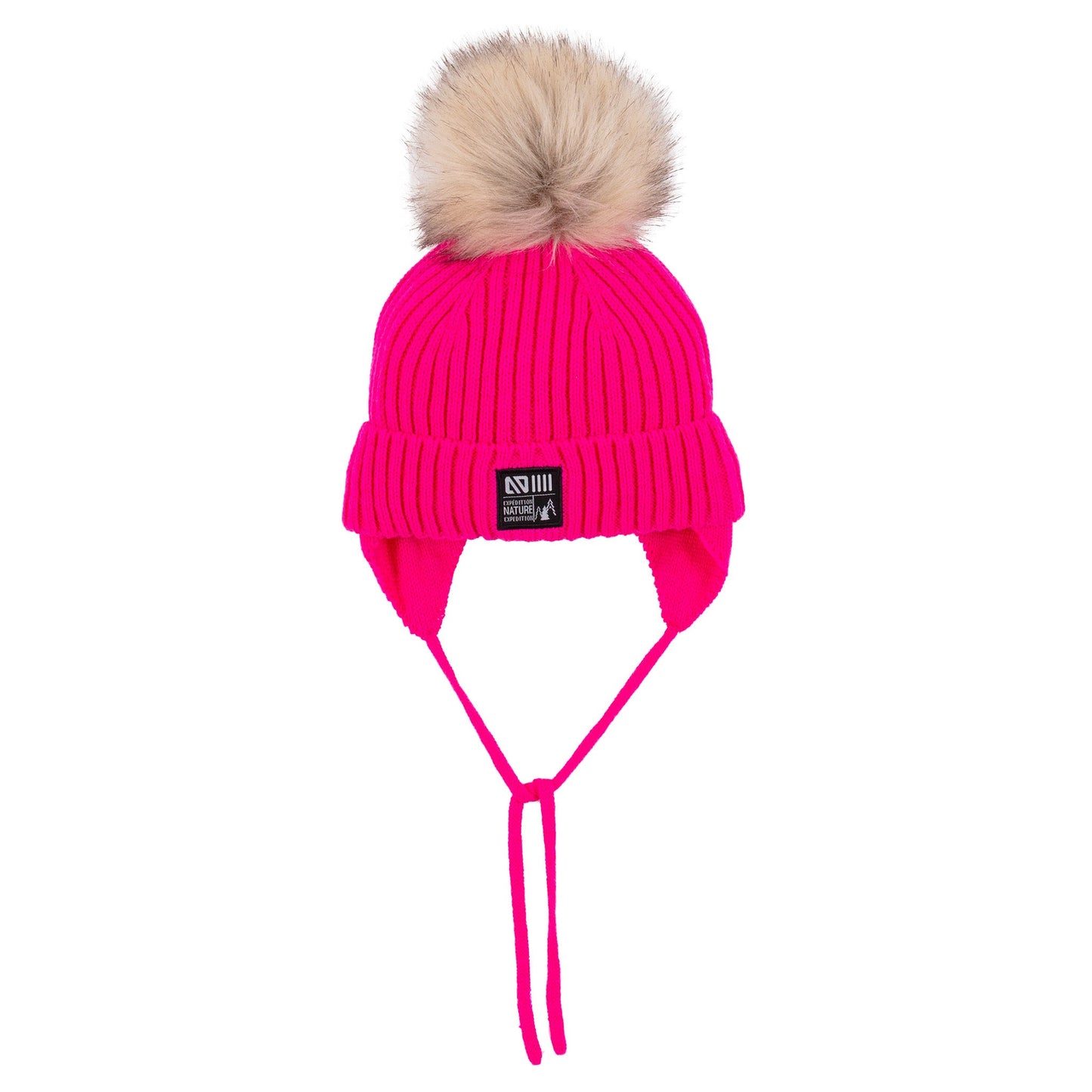 Tuque en tricot Ariane  Filles Fuchsia