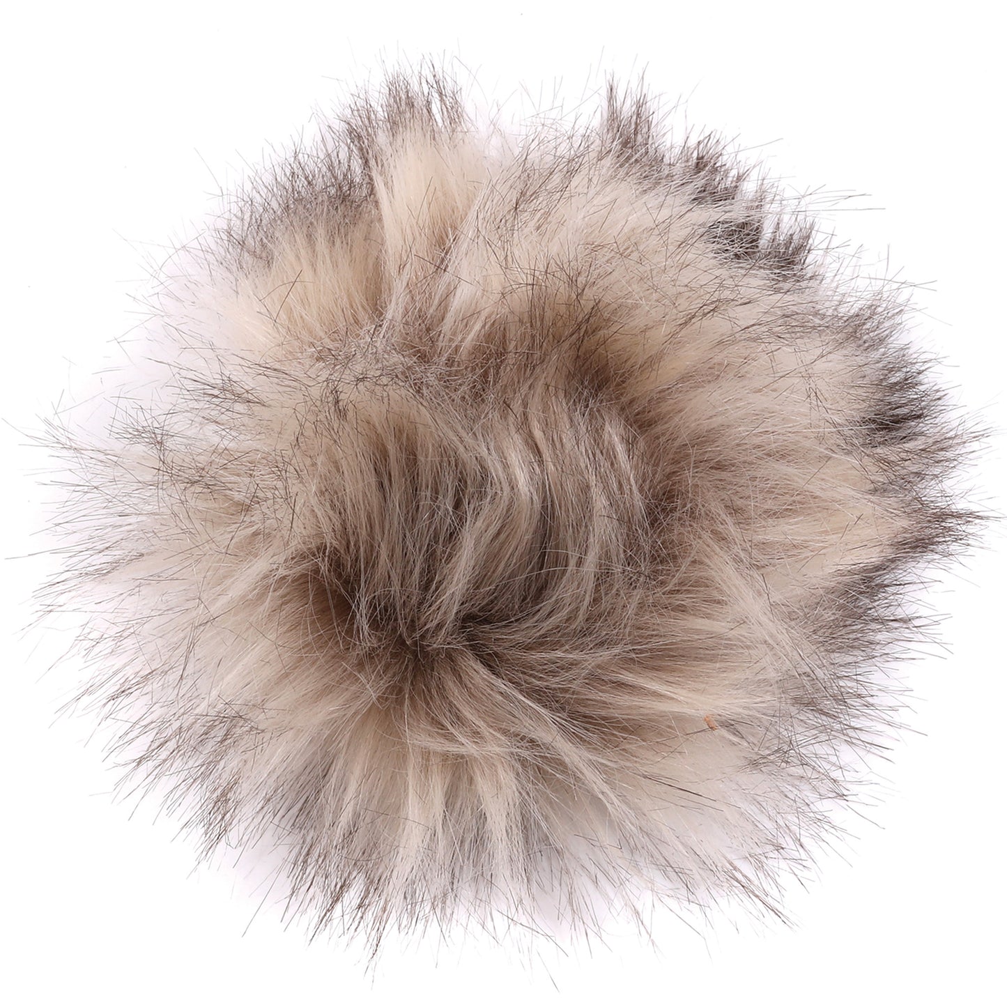 Pompon en fausse fourrure Unisexe Beige