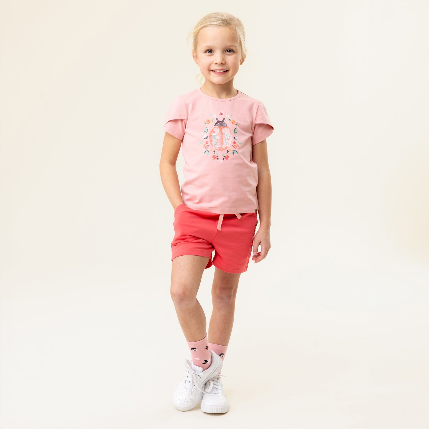 Short  Filles Rose