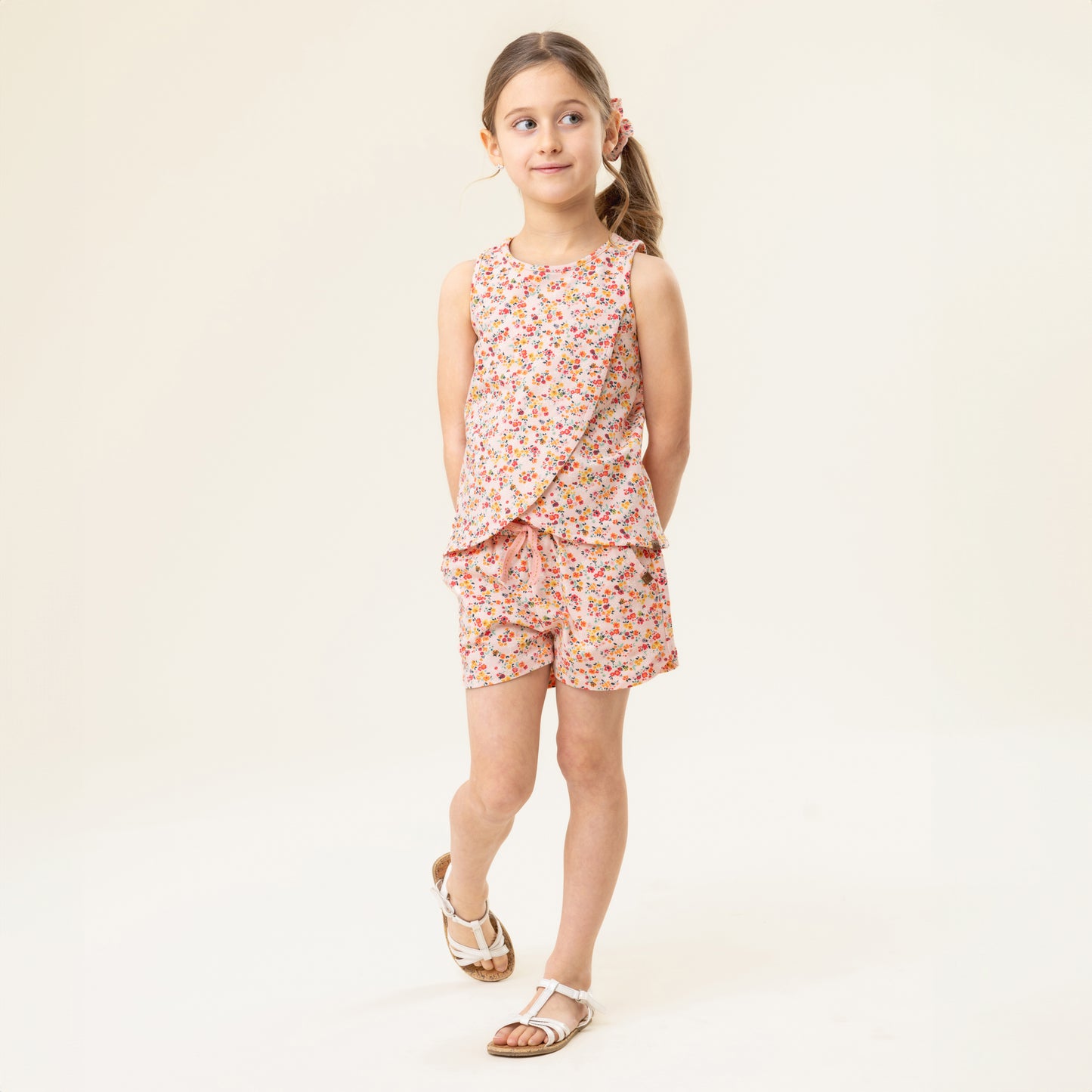 Short  Filles Rose Pâle